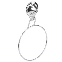 Полотенцедержатель кольцо на присоске Air-lock BI-3002 хром Sakura Полотенцедержатель кольцо на присоске Air-lock BI-3002 хром Sakura