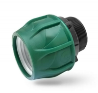 Муфта переход. ПЭ с нар. труб. резьбой 25х1'' (обж.) POELSAN GREEN Муфта переход. ПЭ с нар. труб. резьбой 25х1'' (обж.) POELSAN GREEN