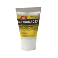 Паста уплотнительная 20г Сантехпаста универсальная (5-0038) 1/500 Паста уплотнительная 20г Сантехпаста универсальная (5-0038) 1/500