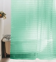 Шторка д/ванной 180*180см Zalel 3D эффект Green YQL-YC-154 Шторка д/ванной 180*180см Zalel 3D эффект Green YQL-YC-154