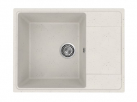 Мойка Модель GR 650-001 (бел) матовая SOFT-TOUCH 650*495*180 с сифоном GOTA ROCIO