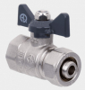 Кран шар д/трубы м/п баб.  1/2*16 г/ц AQUALINK (0874)