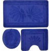 Набор ковриков д/ванной 3 предмета Zalel 55*85 D.Blue