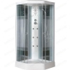 Душ.каб.900*900*2200 низ.акр.под трапеция,ст прозр с полоск. NG-706-01  с электр
