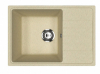 Мойка Модель GR 600-002 (слоновая кость) матовая SOFT-TOUCH 600*420*170 GOTA ROCIO