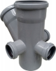 Крестовина двухплоскостная 110/110 угол 45/50/50/50L/R+тыл. для внутр.канал. РТП 1/12