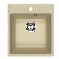 Мойка Модель GR 425-002 (слоновая кость) матовая SOFT-TOUCH 425*485*175 с сифоном GOTA ROCIO