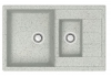 Мойка Модель 210/Q10 (светл.сер) матовая 755х500х218 с сифоном(391-11) GOTA ROCIO