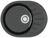 Мойка Тейлор Z10Q4 (черн.) глянец 575x440x215 с сифоном GOTA ROCIO