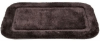 Коврик д/ванной 50*80см Zalel Lux Border ПЛЮШ Dark brown