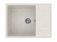 Мойка Модель GR 650-001 (бел) матовая SOFT-TOUCH 650*495*180 с сифоном GOTA ROCIO