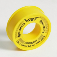 Лента Фум 12мм*0,1мм*12м д/газа VRT 1/10 Лента Фум 12мм*0,1мм*12м д/газа VRT 1/10